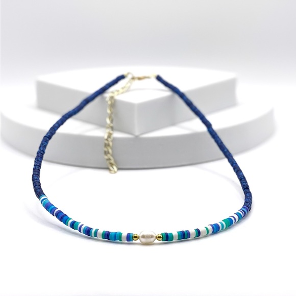 NEW……Heishi Beaded with Genuine Freshwater Pearl - Picture 6 of 12
